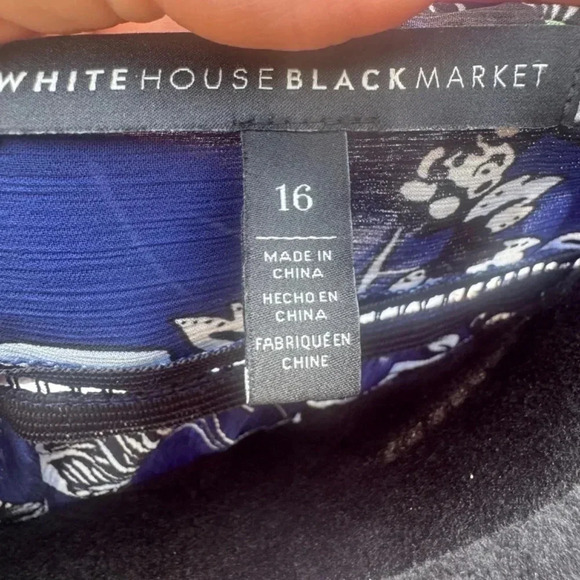 White House Black Market Blouse Size 16 - Picture 9 of 12